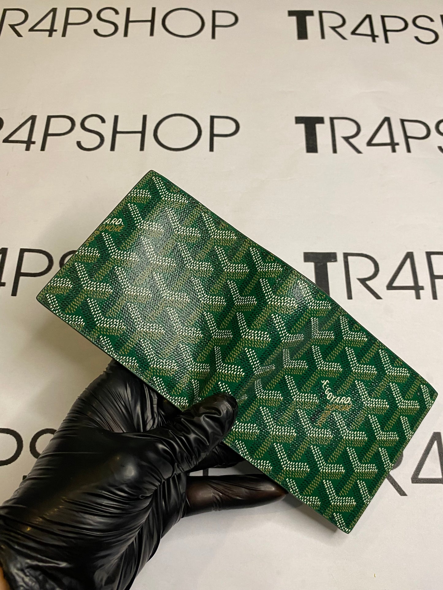 Portafoglio Goyard verde