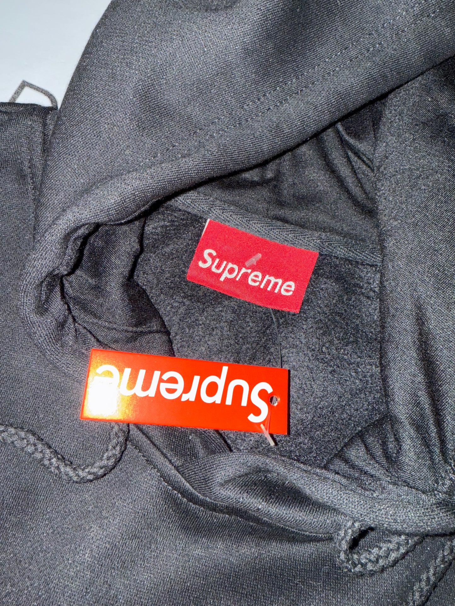 felpa supreme box logo nera