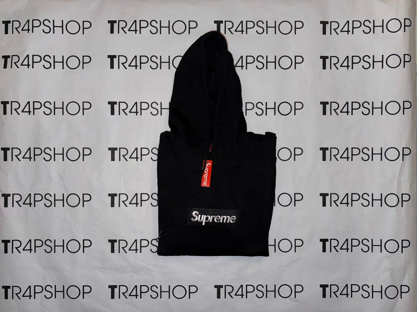 felpa supreme box logo nera