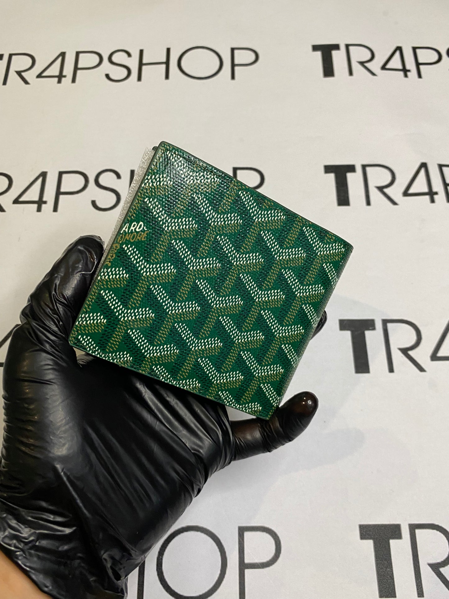Portafoglio Goyard verde