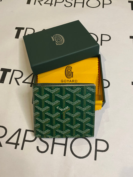 Portafoglio Goyard verde