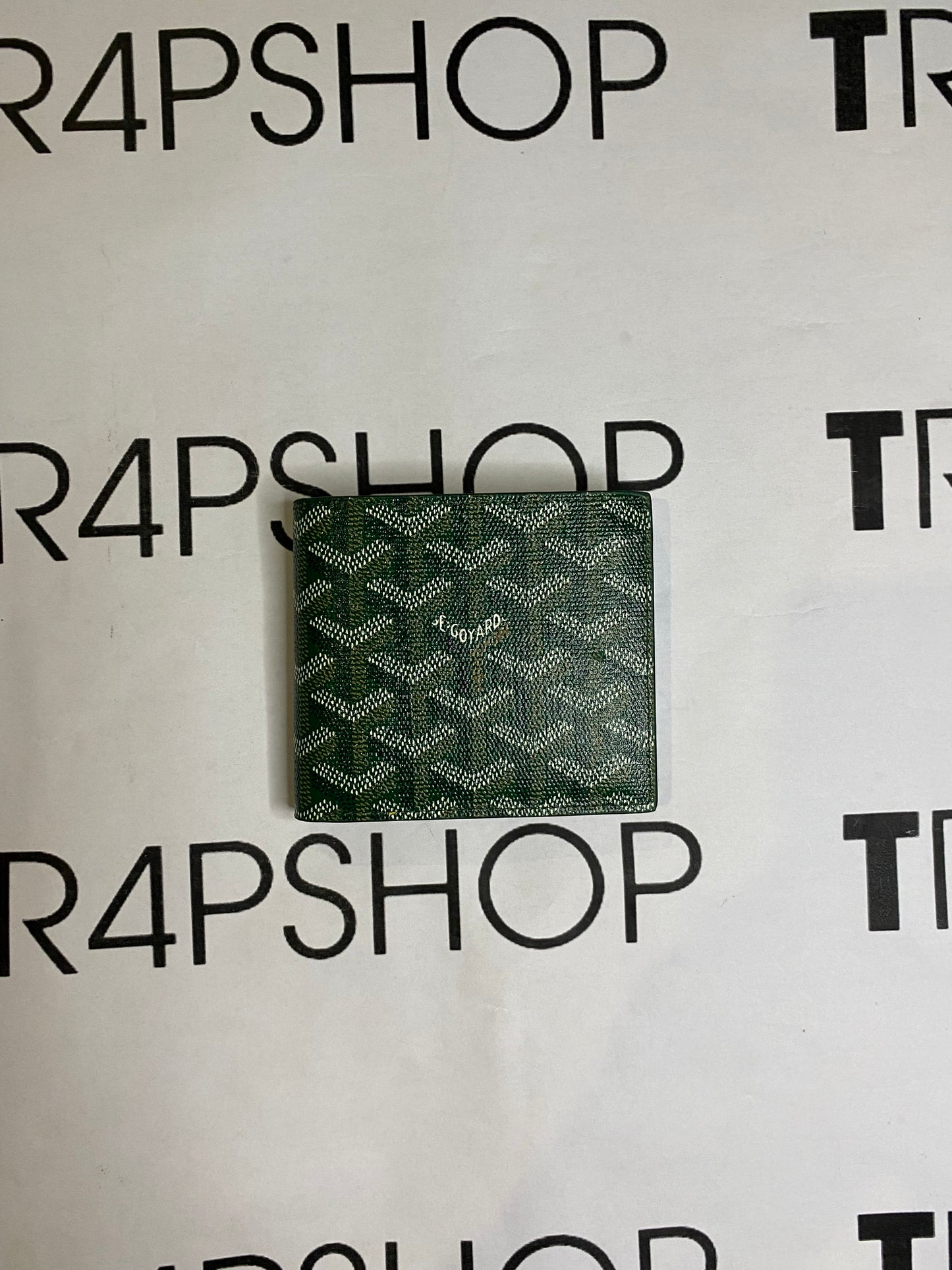 Portafoglio Goyard verde