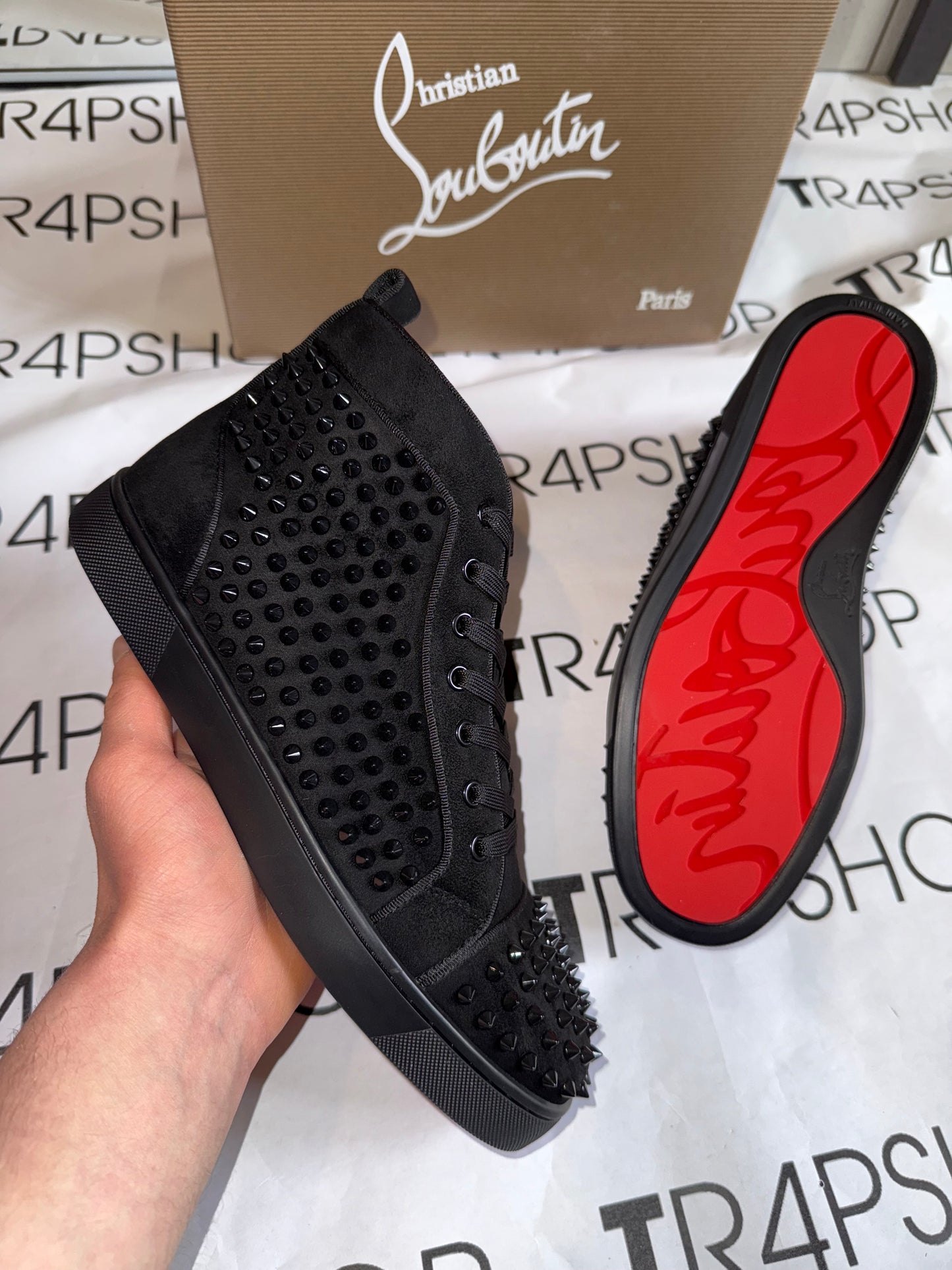 Scarpe loubutin uomo alte