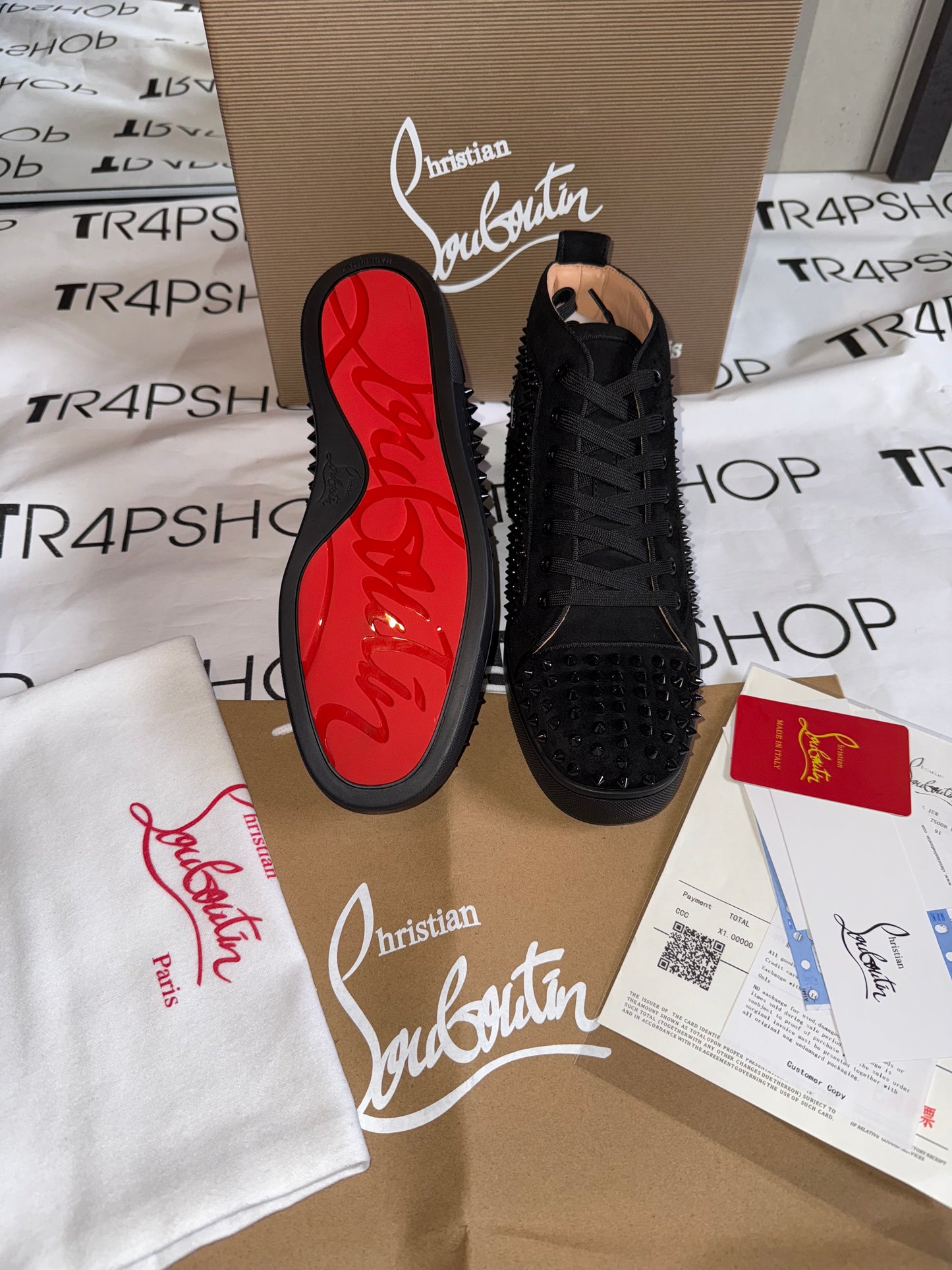 Scarpe loubutin uomo alte