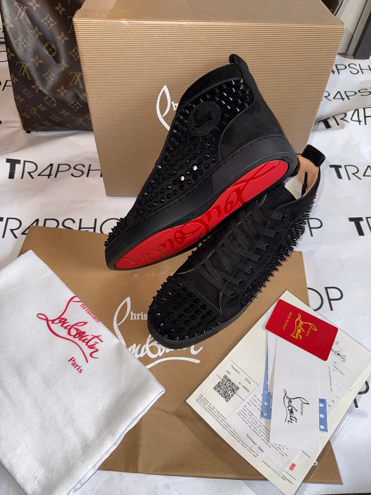 Scarpe loubutin uomo alte